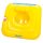Bestway: Felfújható beülős bébi úszógumi - sárga -76x76 cm