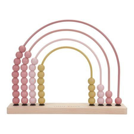 Little Dutch Abacus számolós szivárvány játék rózsaszín  fajáték