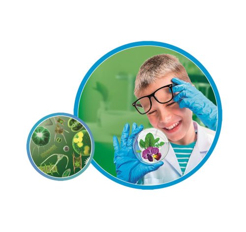 Clementoni - 1200x mikroszkóp - 50 kísérlettel tudományos készlet