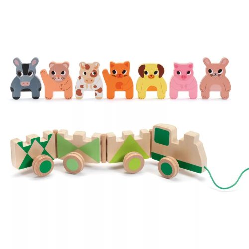Húzható építő - Tanyasi vonat - Trainimo Farm