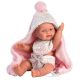 Bebita újszülött baba fürdőköpennyel 26cm-es - Llorens baba 26 cm