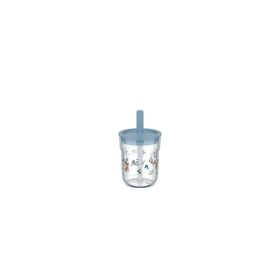   Little Dutch gyerek pohár szívószállal 250 ml  - forest friends