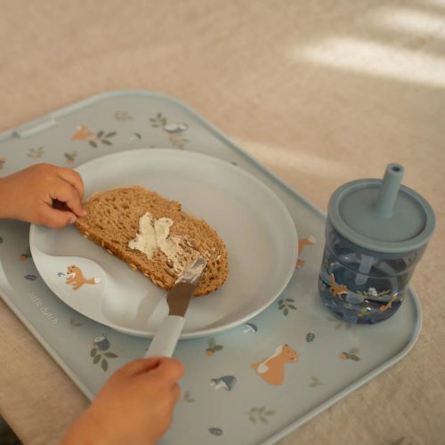 Little Dutch gyerek pohár szívószállal 250 ml  - forest friends