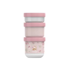   Little Dutch gyerek snack box készlet 3 db-os - fairy garden