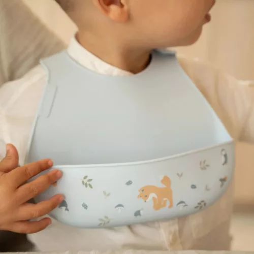 Little Dutch szilikon előke - forest friends