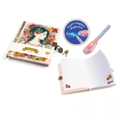 Titkos_naplo_magikus_filctollal_Oana_secret_notebook_Djeco