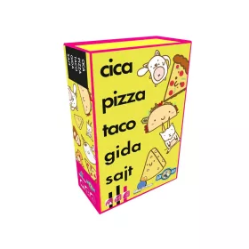 Cica,pizza,taco,gida,sajt - Gyorsasági kártyajáték