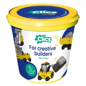   Clics Builders Squad Box - 5 in 1 építőjáték 123 elemmel
