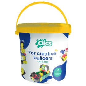   Clics 10 az 1-ben műanyagdobozos építőkészlet  275 elemmel