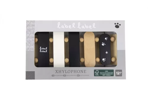 Label Label fa játék xilofon – panda