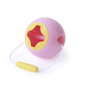  Quut – Mini Ballo homokozó és strandolós vödör Rózsaszín+Sárga