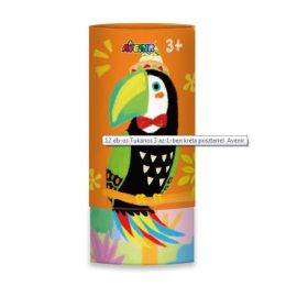   Avenir Kids- Tukán - 12db-os színező készlet poszterrel - 3in1