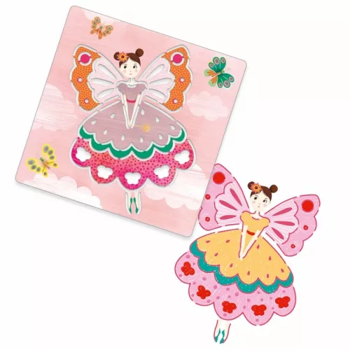 Tündérek (Fairies) djeco rajzsablon