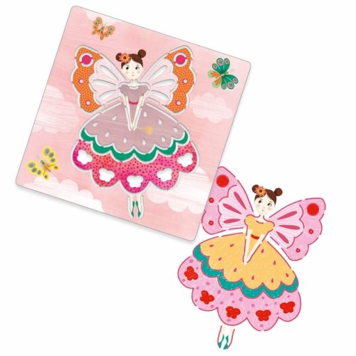 Tündérek (Fairies) djeco rajzsablon