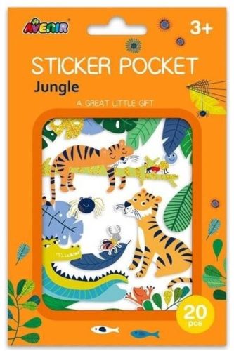 Avenir Kids- Dzsungel - Matrica 20 db-os