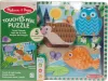Tapintós puzzle, erdei barátok - Melissa&Doug játék