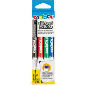 Színes Táblafilc - 4 db-os készlet - Carioca