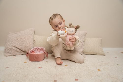Little Dutch - Rosa baba mózeskosárban kiegészítőkkel