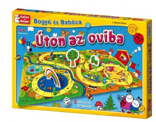 Bogyó és Babóca Úton az oviba társasjáték