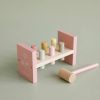 Little Dutch-Pink kalapálós asztalka - készségfejlesztő fajáték