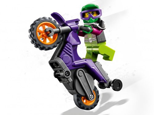 Wheelie kaszkadőr motorkerékpár LEGO City 60296