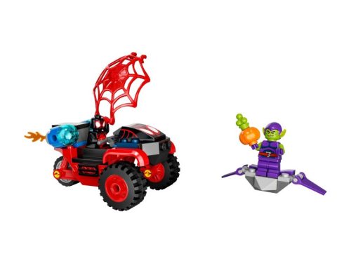 Miles Morales: Pókember Techno Trike háromkerekűje Lego Spidey 10781