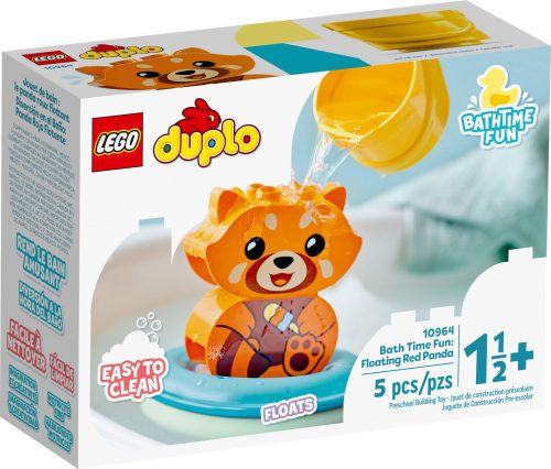 Vidám fürdetéshez: úszó vörös panda LEGO DUPLO 10964