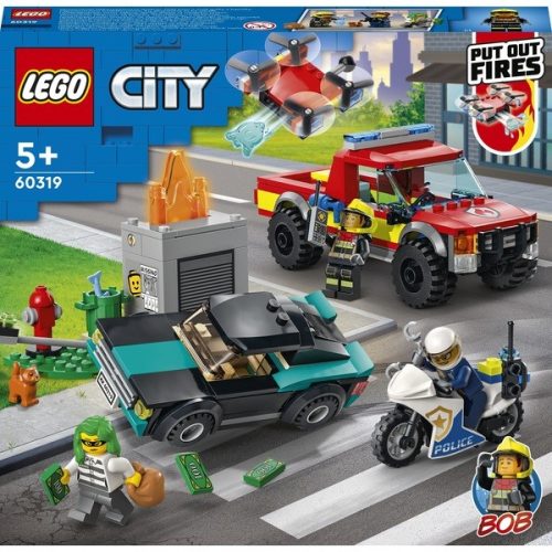 Tűzoltás és rendőrségi hajsza LEGO City 60319