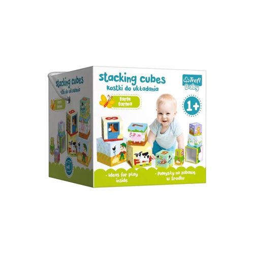 Baby kocka - A farmon - Little Planet - Trefl