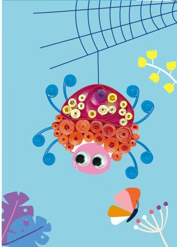 Avenir Kids- Üdvözlőkártya készítés quilling technikával - Pillangók