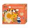 Avenir Kids- Tapintós puzzle - Dzsungel állatok