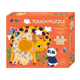 Avenir Kids- Tapintós puzzle - Dzsungel állatok