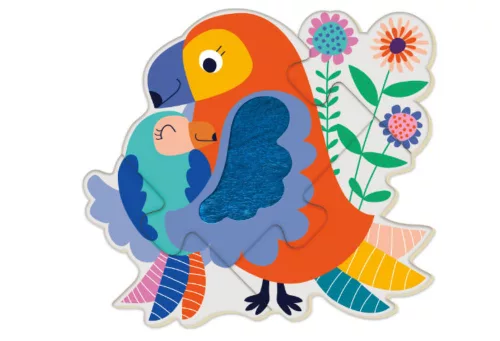 Avenir Kids- Tapintós puzzle - Dzsungel állatok