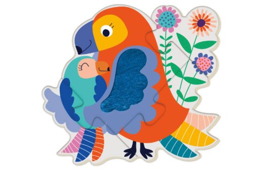 Avenir Kids- Tapintós puzzle - Dzsungel állatok