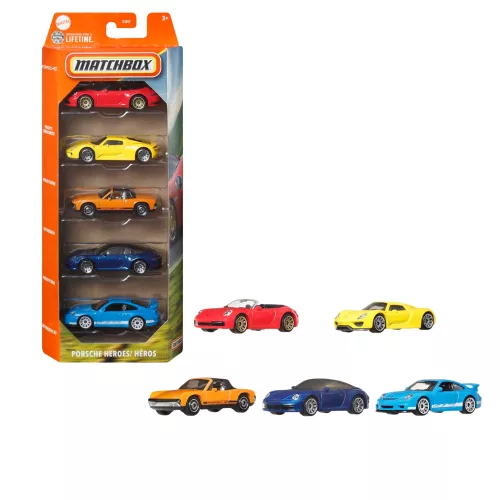 Matchbox - Kisautók - 5db-os - Mattel
