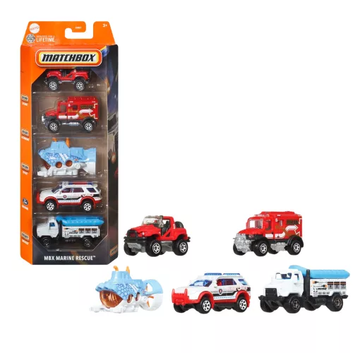 Matchbox - Kisautók - 5db-os - Mattel