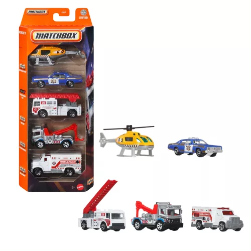 Matchbox - Kisautók - 5db-os - Mattel