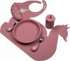 Tryco - szilikon tányér kerek rózsaszín
