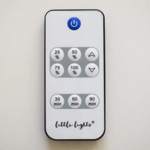 Egyedi fa LED Gyereklámpa Repülő - világos kék  Little Lights