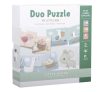 Little Dutch - Párosító puzzle - bébi állatok és szülők
