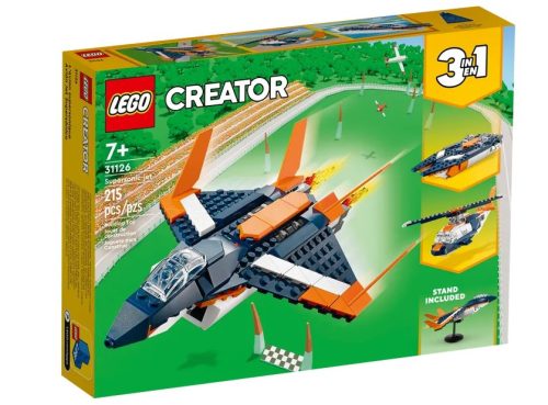 LEGO Creator 31126 Szuperszonikus repülőgép