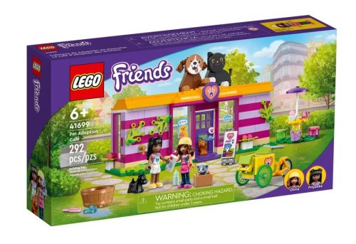 LEGO Friends 41699 Kisállat örökbefogadó kávézó