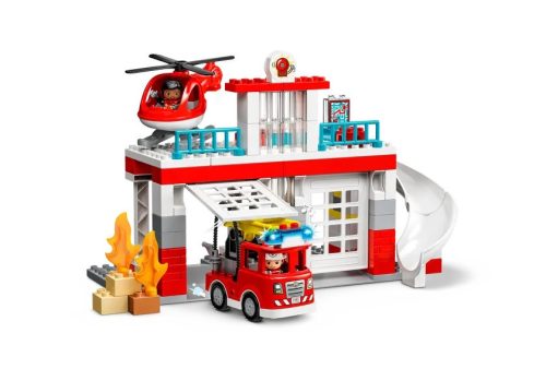 LEGO DUPLO Town 10970 Tűzoltóállomás és helikopter