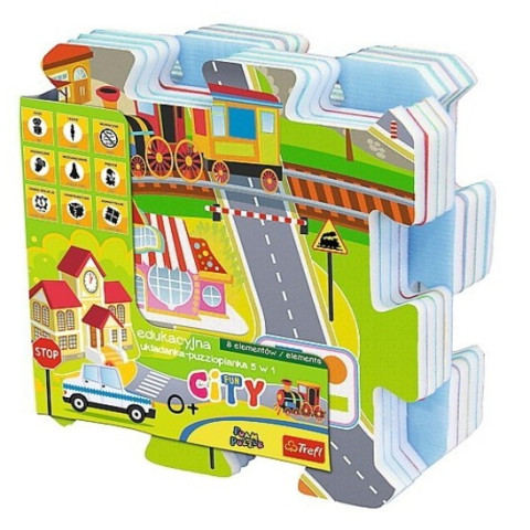 Mókás város szivacs puzzle Trefl