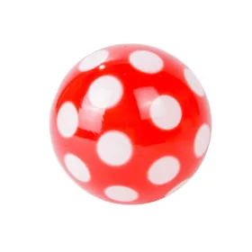 Pöttyös lakk fényű labda - 140mm