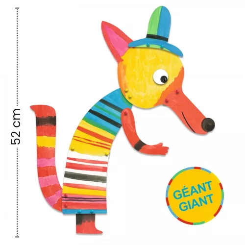 Djeco - Művészeti műhely, festés - A róka család, bábok