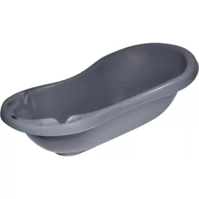   Tryco - Kád dugóval és csúszásgátlóval - Sötét szürke
