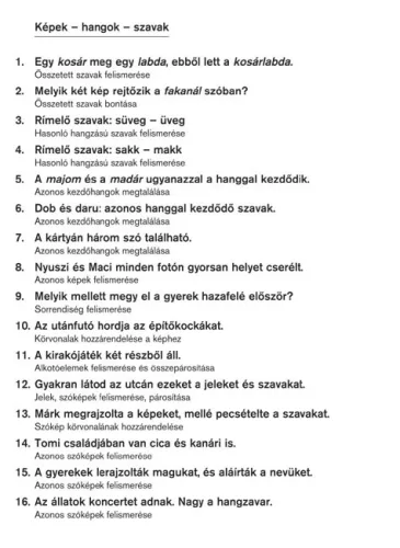 Képek, hangok, szavak Logico Primo fejlesztőjáték - 978-963-294-055-7