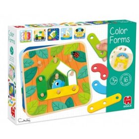   Egészítsd ki a formákkal! Szín-, forma-, méretegyeztető játék Goula