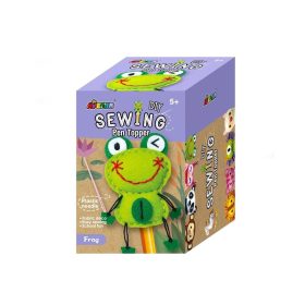 Avenir Kids -Plüss ceruzadísz varrás, béka